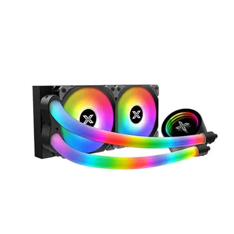 xigmatek neon aqua 240 argb liquid cooler black