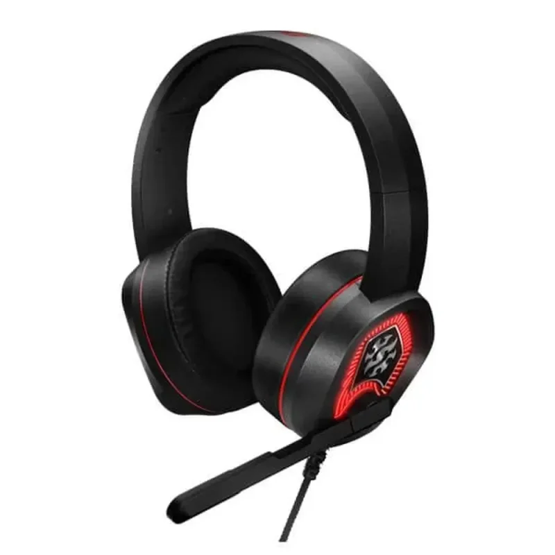 xpg emix h20 wired gaming headset black usb bass boost