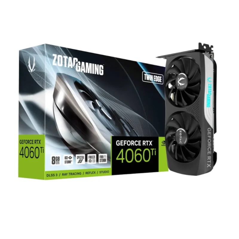 zotac gaming rtx 4060 ti twin edge 8gb graphics card