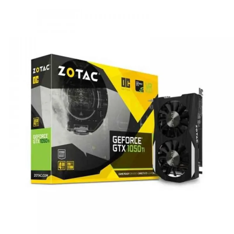 zotac geforce gtx 1050 ti 4gb oc gaming graphics card