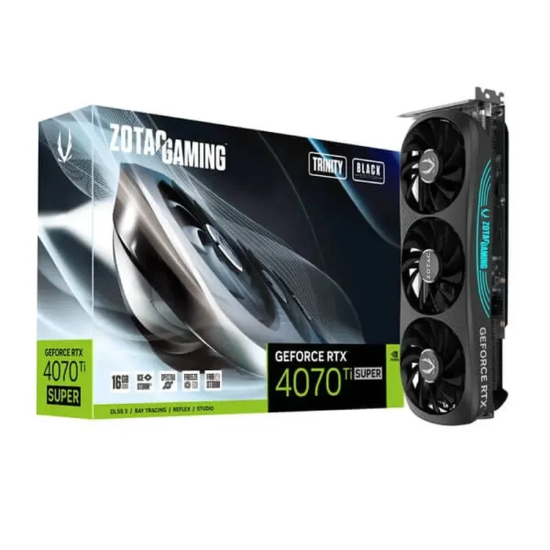 zotac geforce rtx 4070 ti super trinity 16gb gddr6x graphics card