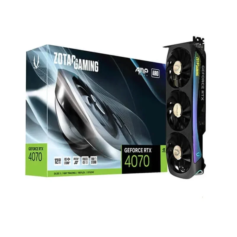 zotac rtx 4070 amp airo 12gb gaming gpu