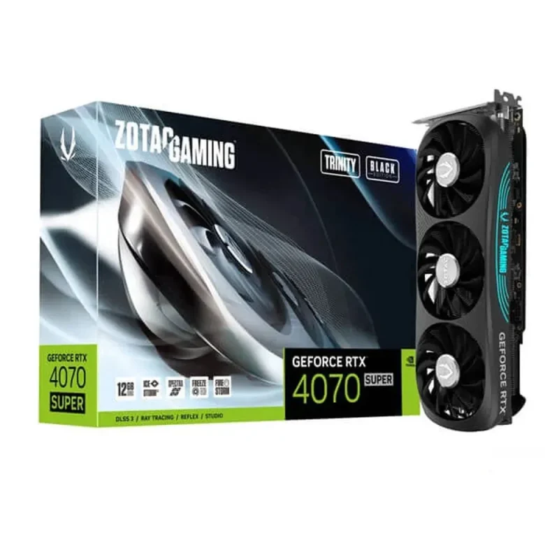 zotac rtx 4070 super trinity 12gb black edition