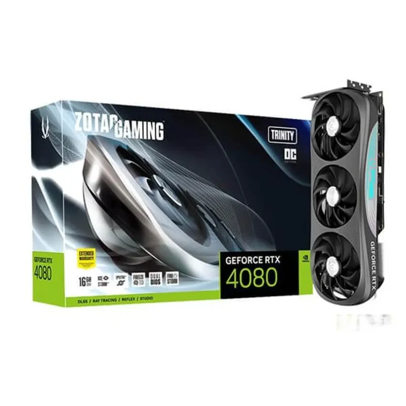 zotac rtx 4080 trinity oc 16gb gddr6x gpu